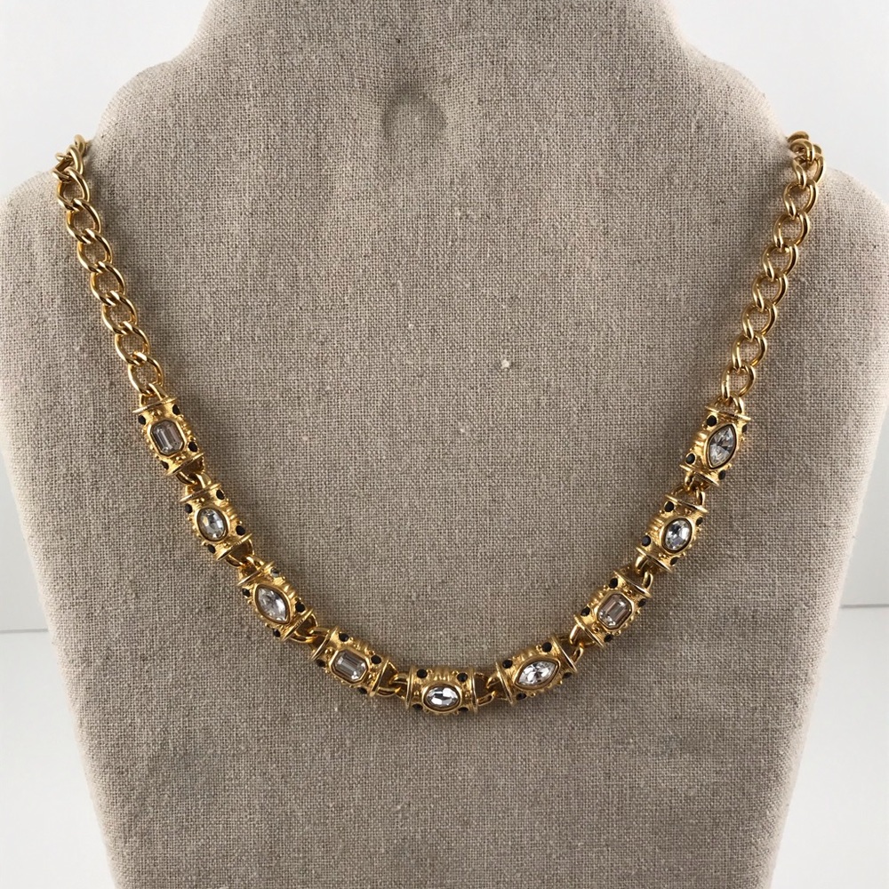 Goldtone Napier necklace
